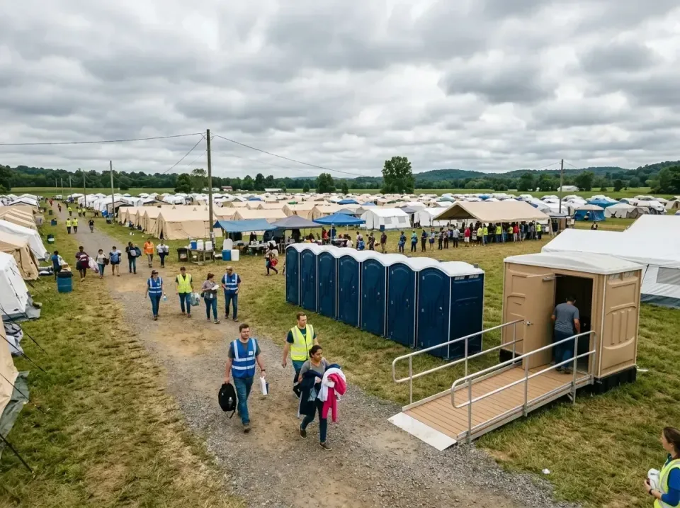 disaster-relief-camp-restrooms-010 — frequently asked questions, Dumpster & Portable Bathrooms Rental in Saks, AL